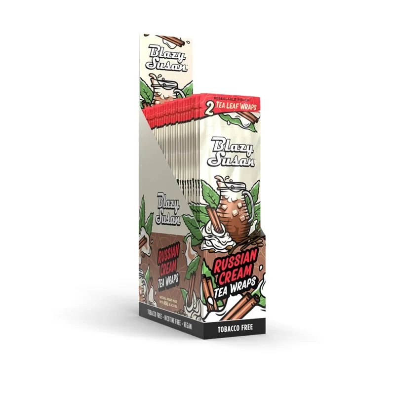 BLAZY SUSAN 2-PACK RUSSIAN CREAM TEA WRAPS - DISPLAY OF 25