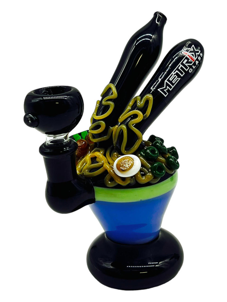 METRIX NOODLE SOUP DESIGN WATERPIPE 6"
