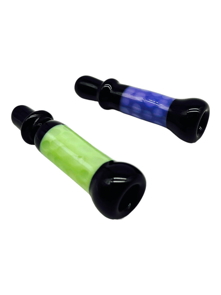 METRIX DOUBLE COLOR CHILLUM 3" - BAG OF 5CT