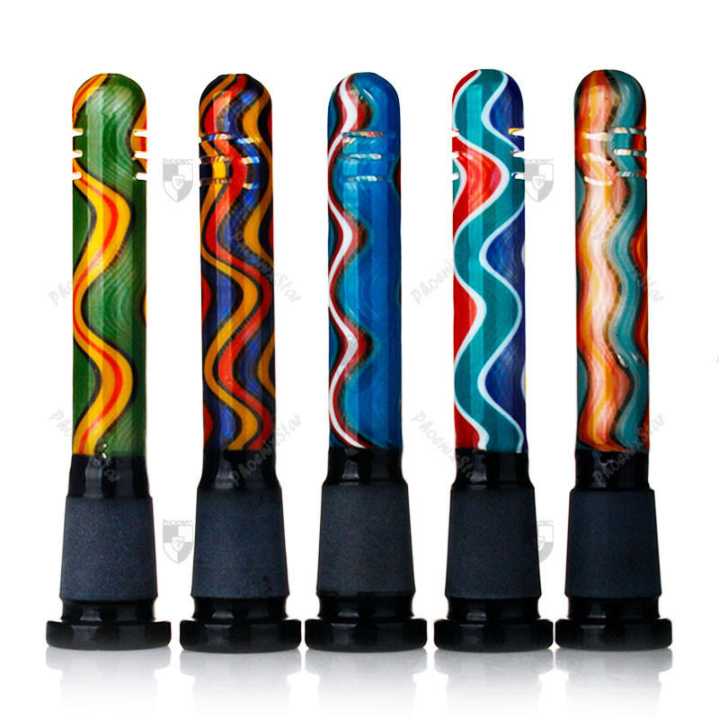 PHOENIX STAR AMERICAN COLOR WIGWAG BONG DOWNSTEM 5"