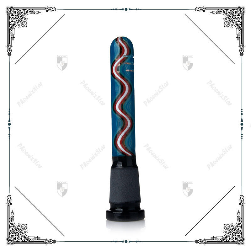 PHOENIX STAR AMERICAN COLOR WIGWAG BONG DOWNSTEM 5"