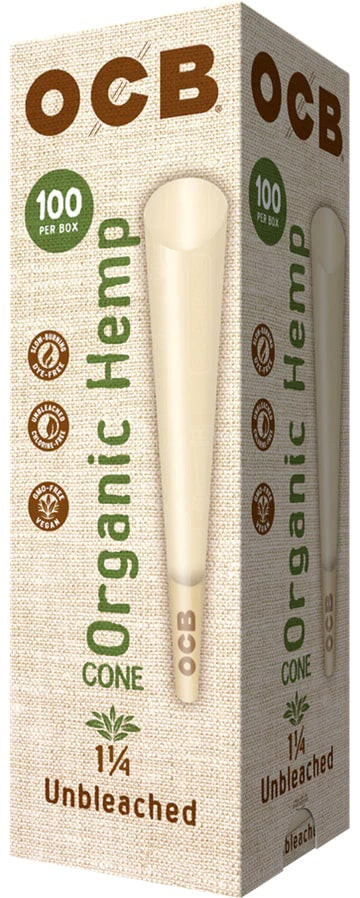 OCB PRE-ROLLED ORGANIC TOWER CONES 1 1/4 - 100CT