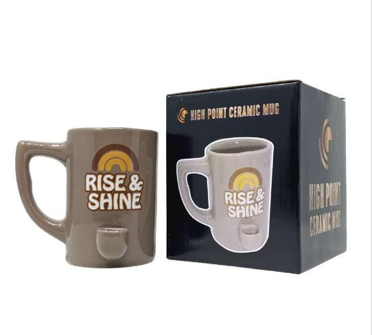 HPG CERAMIC WATER PIPE MUG - RISE & SHINE