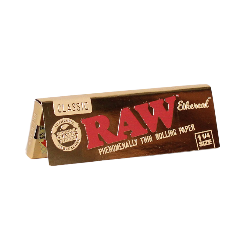 RAW CLASSIC ETHEREAL 1 1/4 ROLLING PAPERS - 24CT DISPLAY