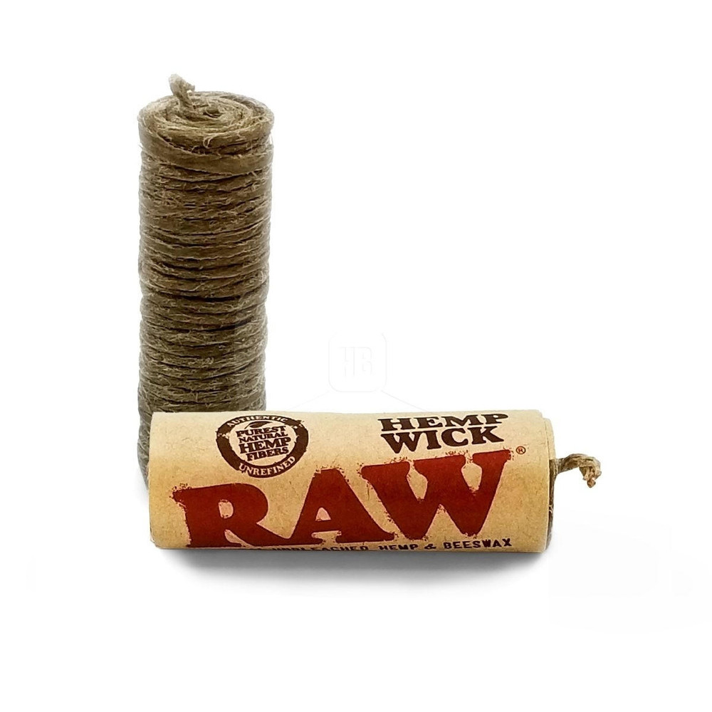 RAW NATURAL HEMPWICK ROLLS 20FT - 20CT (RAW38)