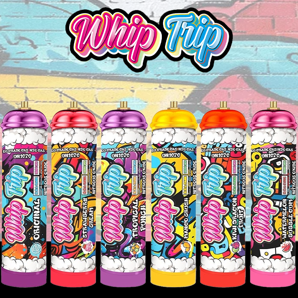 WHIP TRIP EUROPEAN 2.2L 1364G CREAM CHARGERS - DISPLAY OF 2