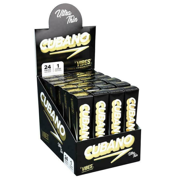 VIBES KING SIZE ULTRA THIN CONES (CUBANO) - 24CT