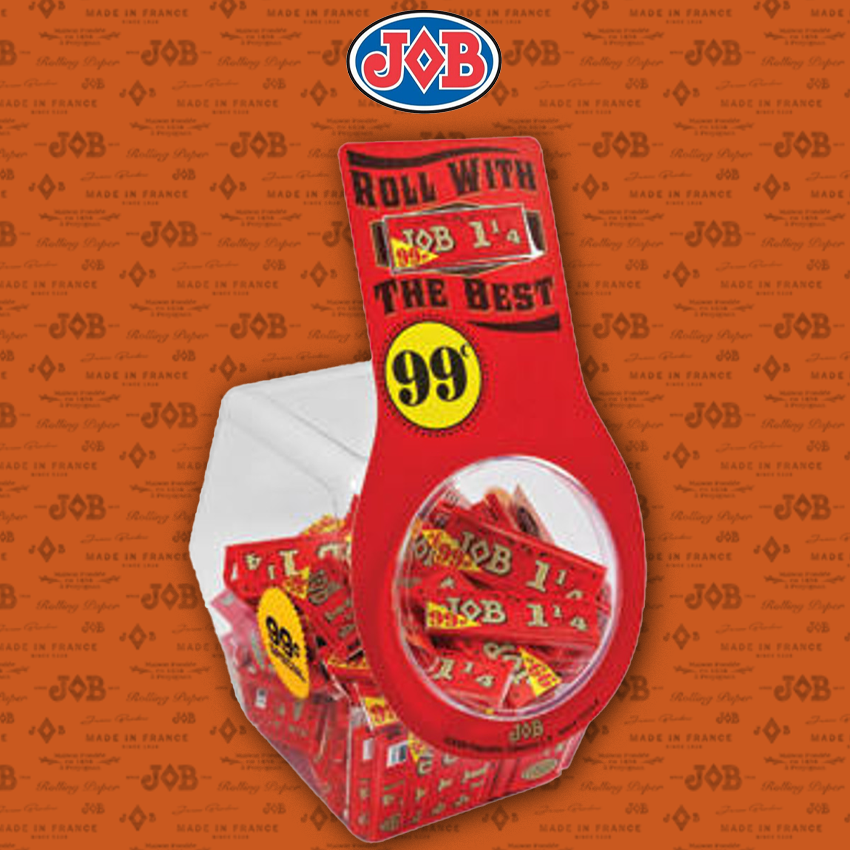 JOB 1 1/4 CIGARETTE PAPER JAR - 100CT