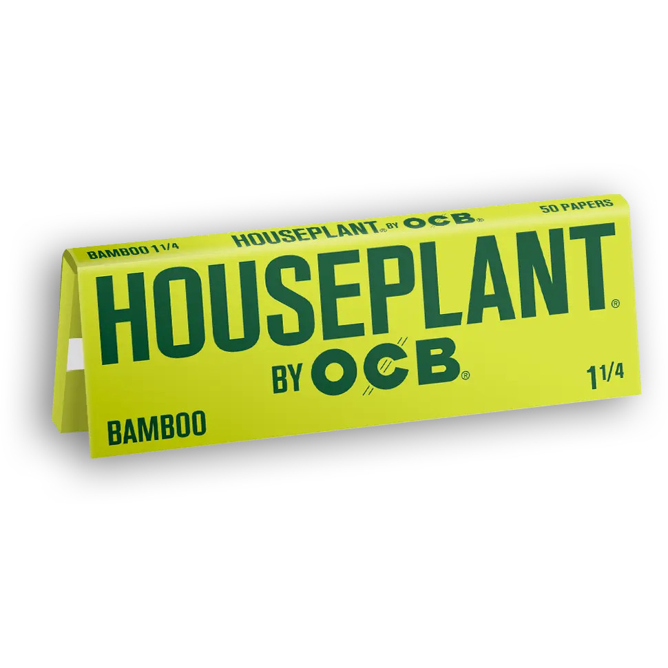 HOUSEPLANT BY OCB 1 1/4 BAMBOO PAPER 50-PACK - DISPLAY OF 24