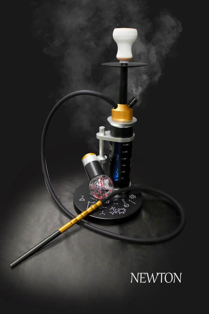 PLASMA GLOBE NEWTON HOOKAH ASSORTED COLOR - 1CT
