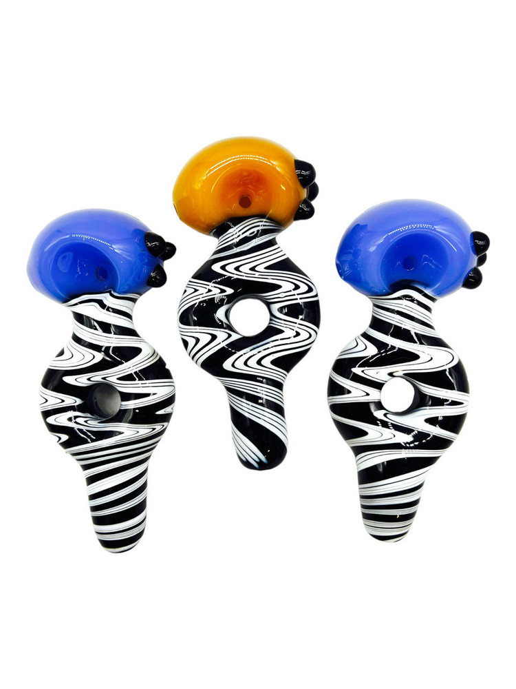 METRIX ZEBRA MIDDLE DONUT HANDPIPE 4" - BAG OF 5CT