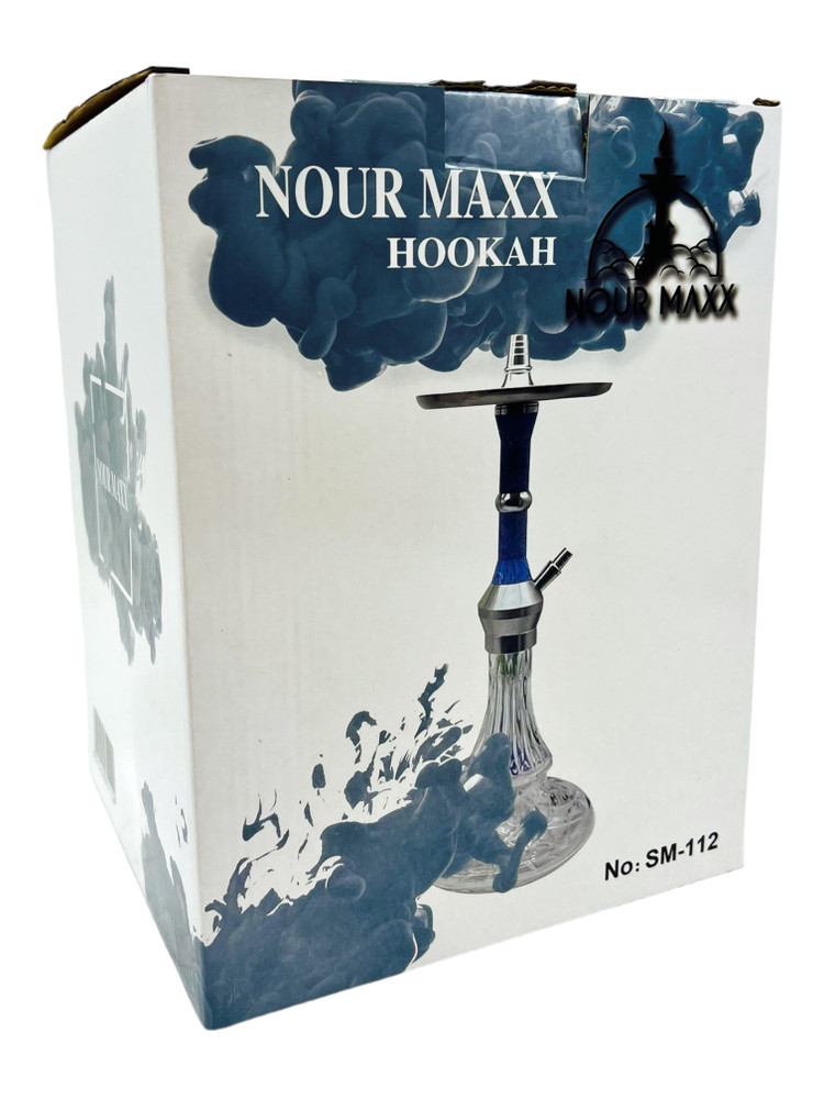 NOUR MAXX - MIX COLOR 1 HOSE HOOKAH 23" (SM-112)
