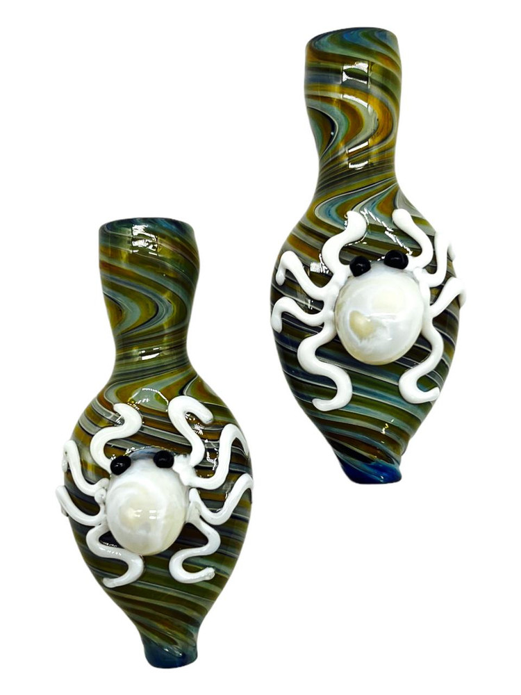 FUMED OCTOPUS ON TOP 3" CHILLIUM - 10CT BAG
