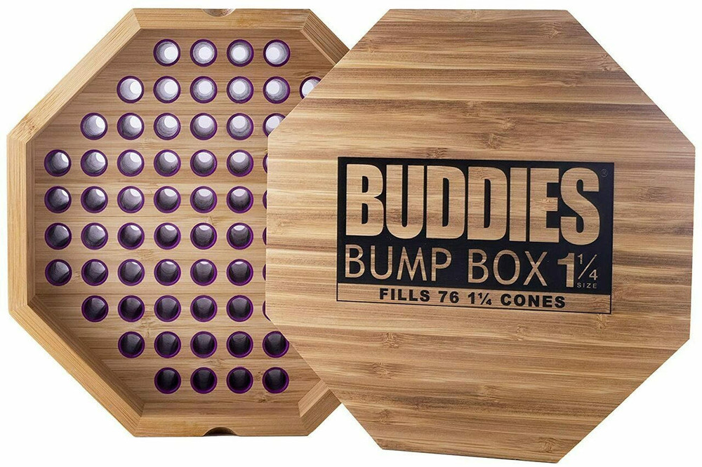 BUDDIES BUMP BOX FILTER FOR 1 1/4 SIZE - FILLS 76 CONES