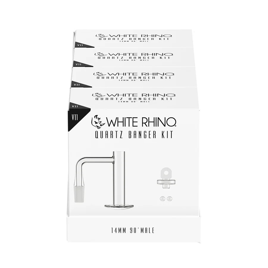 WHITE RHINO QUARTZ BANGER KIT V11 - DISPLAY OF 4