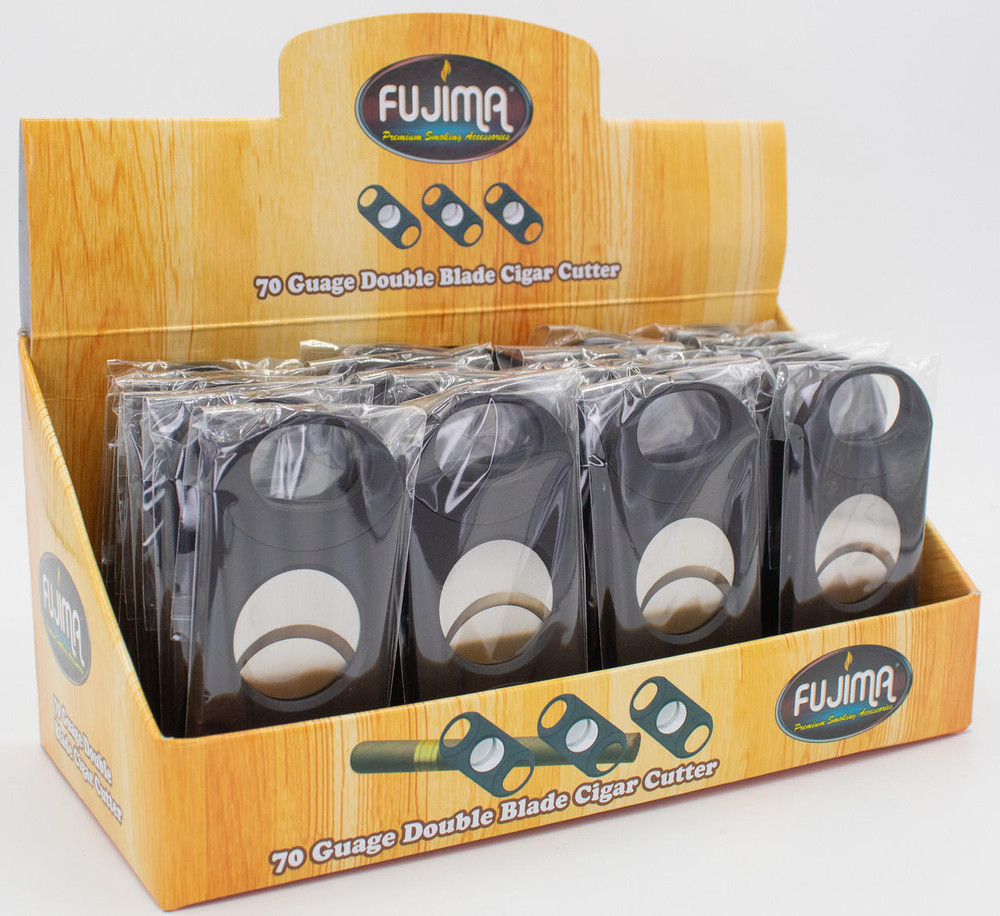 FUJIMA 70 DOUBLE BLADE CIGAR CUTTER - 24CT