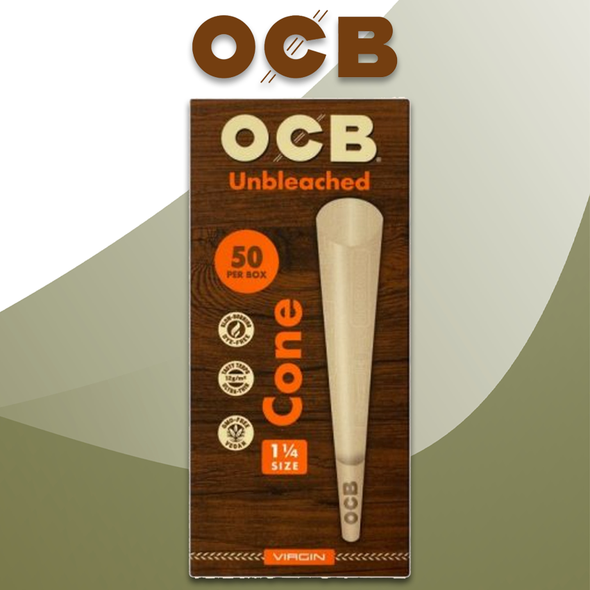 OCB PRE-ROLLED VIRGIN TOWER CONES 1 1/4 - 50CT