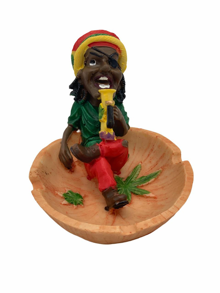 POLY RESIN JAMAICAN ASHTRAY - 1CT (LT67)