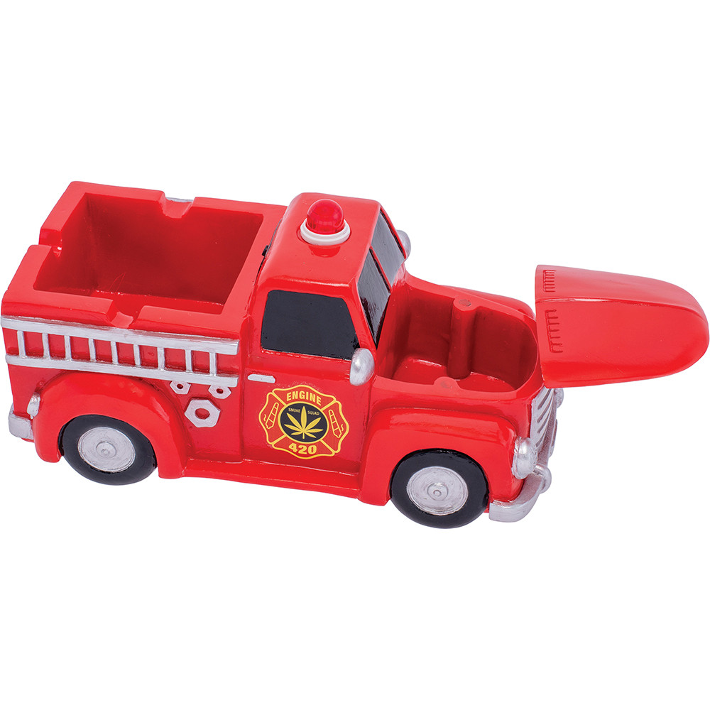 FUJIMA RED 420 FIRETRUCK ASHTRAY & STASH