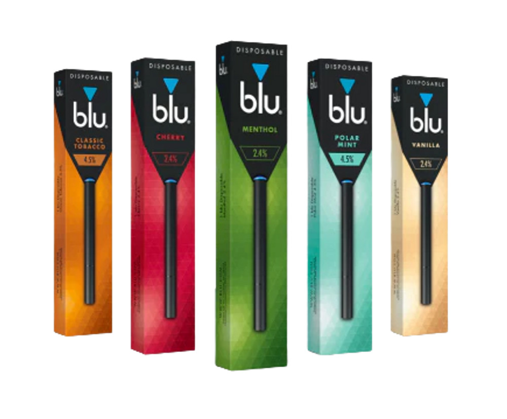 BLU 1ML DISPOSABLE 2.4% NIC - DISPLAY OF 5