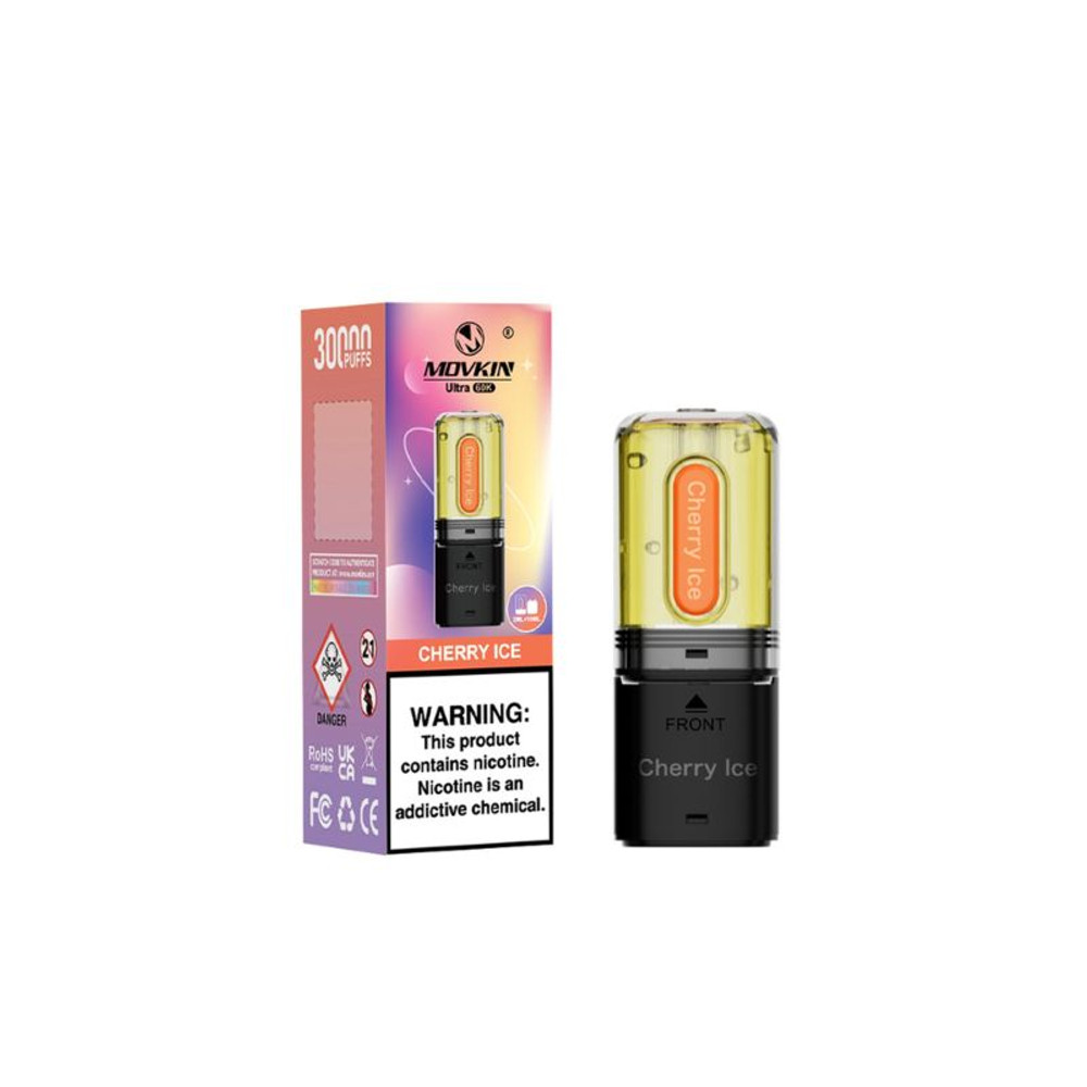 MOVKIN ULTRA 30,000 PUFFS DISPOSABLE VAPE (POD ONLY) - DISPLAY OF 5