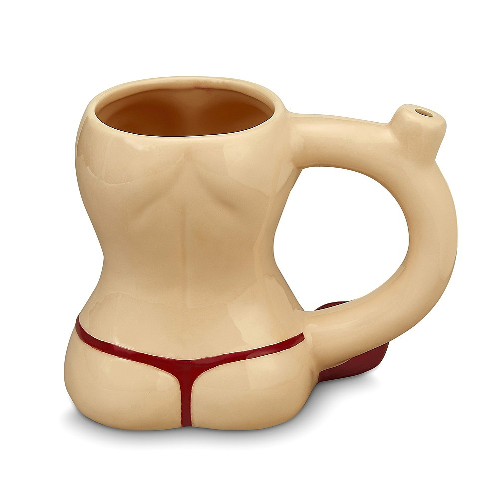 LARGE BREAST MUG CERAMIC HANDPIPE