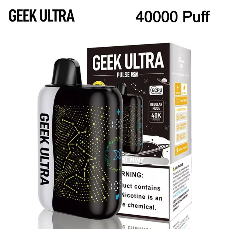 GEEK ULTRA PULSE X 40,000 PUFFS DISPOSABLE VAPE - DISPLAY OF 5