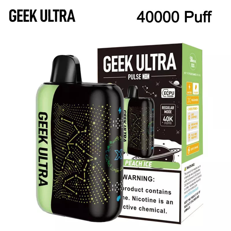 GEEK ULTRA PULSE X 40,000 PUFFS DISPOSABLE VAPE - DISPLAY OF 5