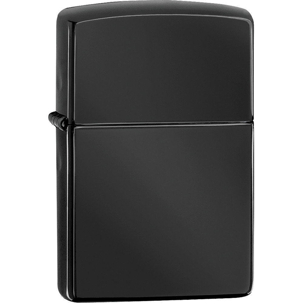 ZIPPO CLASSIC HIGH POLISH BLACK WINDPROOF LIGHTER