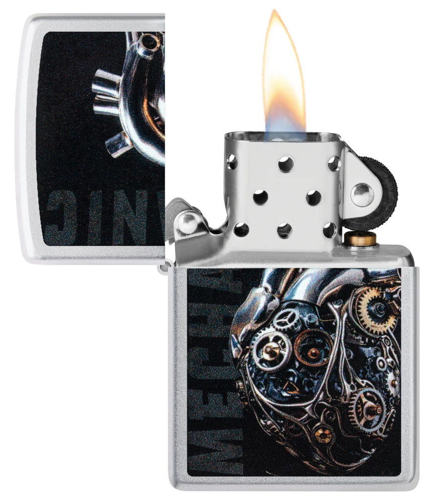 ZIPPO MECHANIC GEAR MOTOR DESIGN LIGHTER