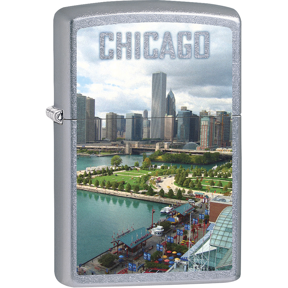 ZIPPO CHICAGO SHORE AND DOWNTOWN LIGHTER