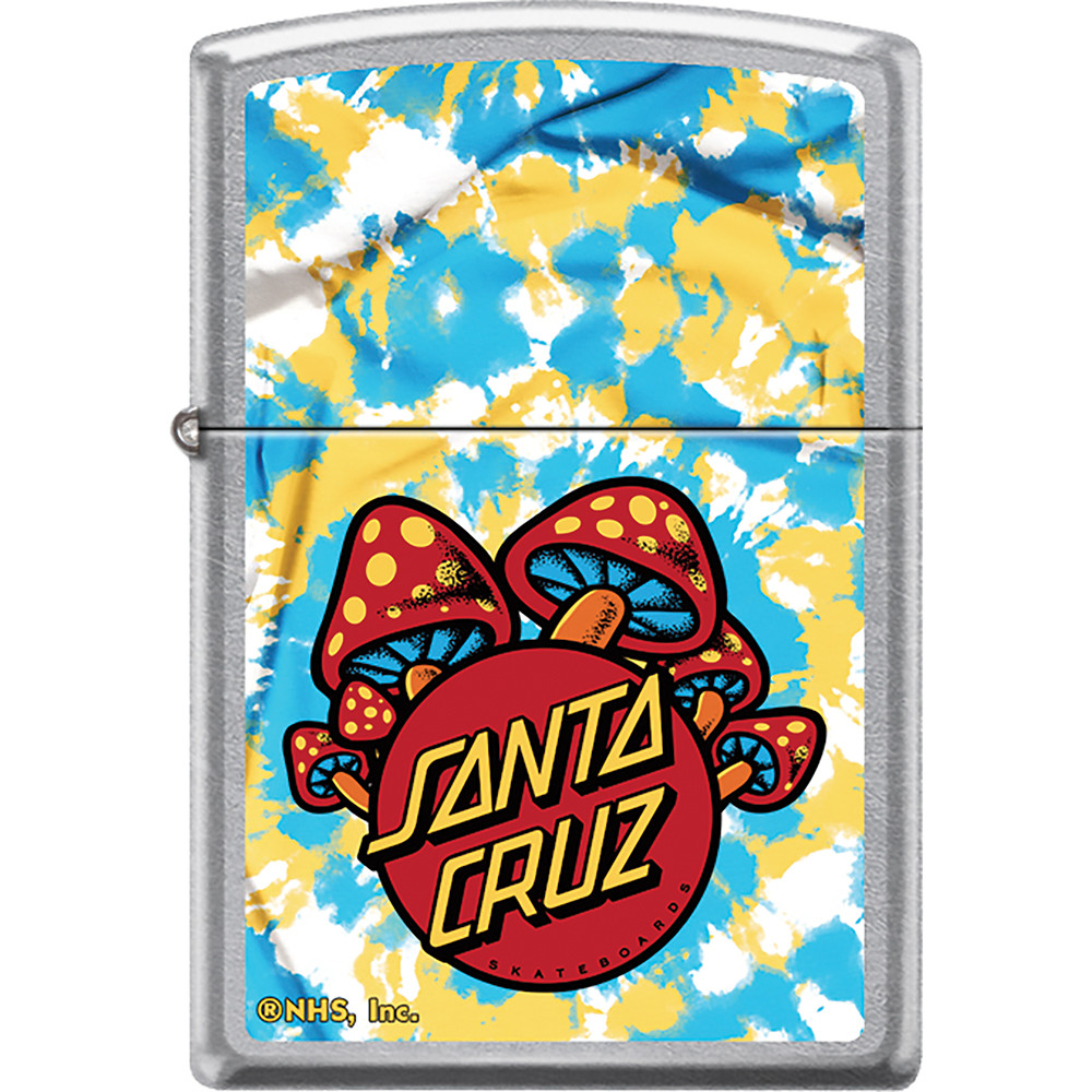 ZIPPO SANTA CRUZ LOGO MUSHROOMS LIGHTER