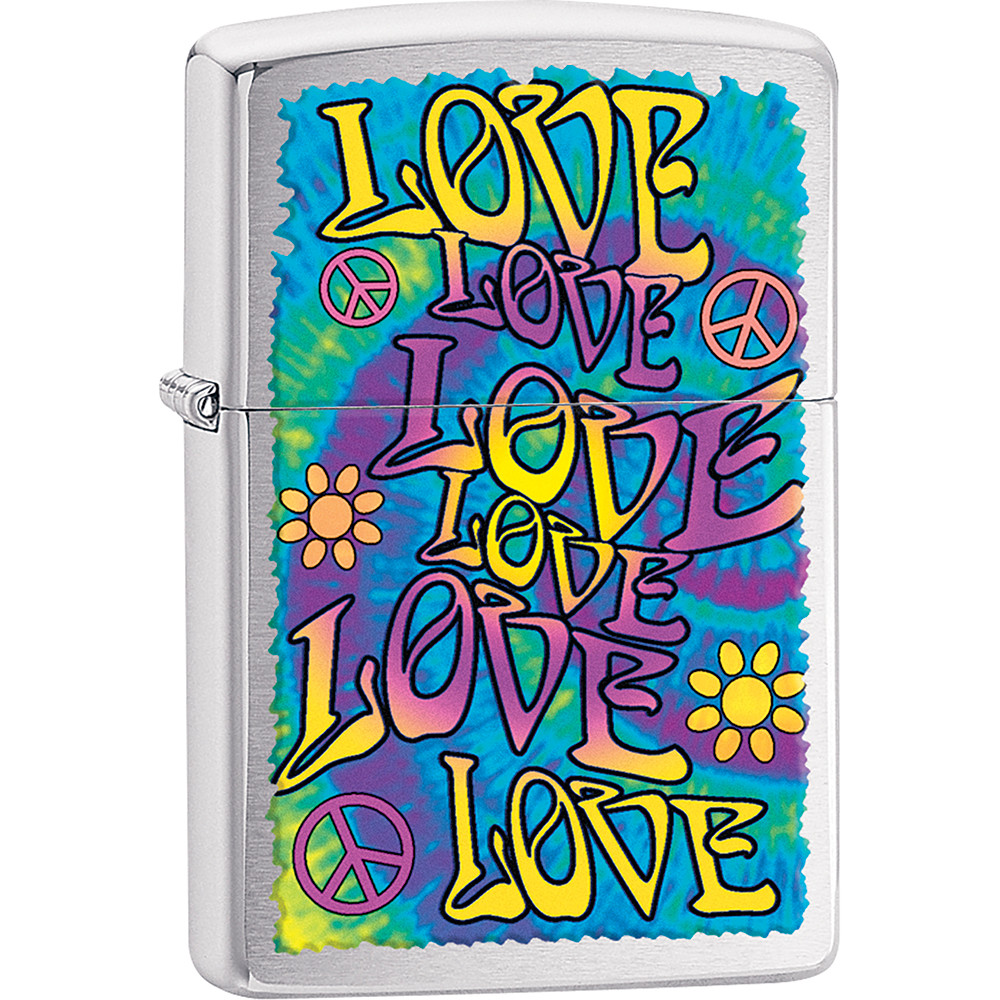 ZIPPO COLORFUL LOVE & PEACE LIGHTER