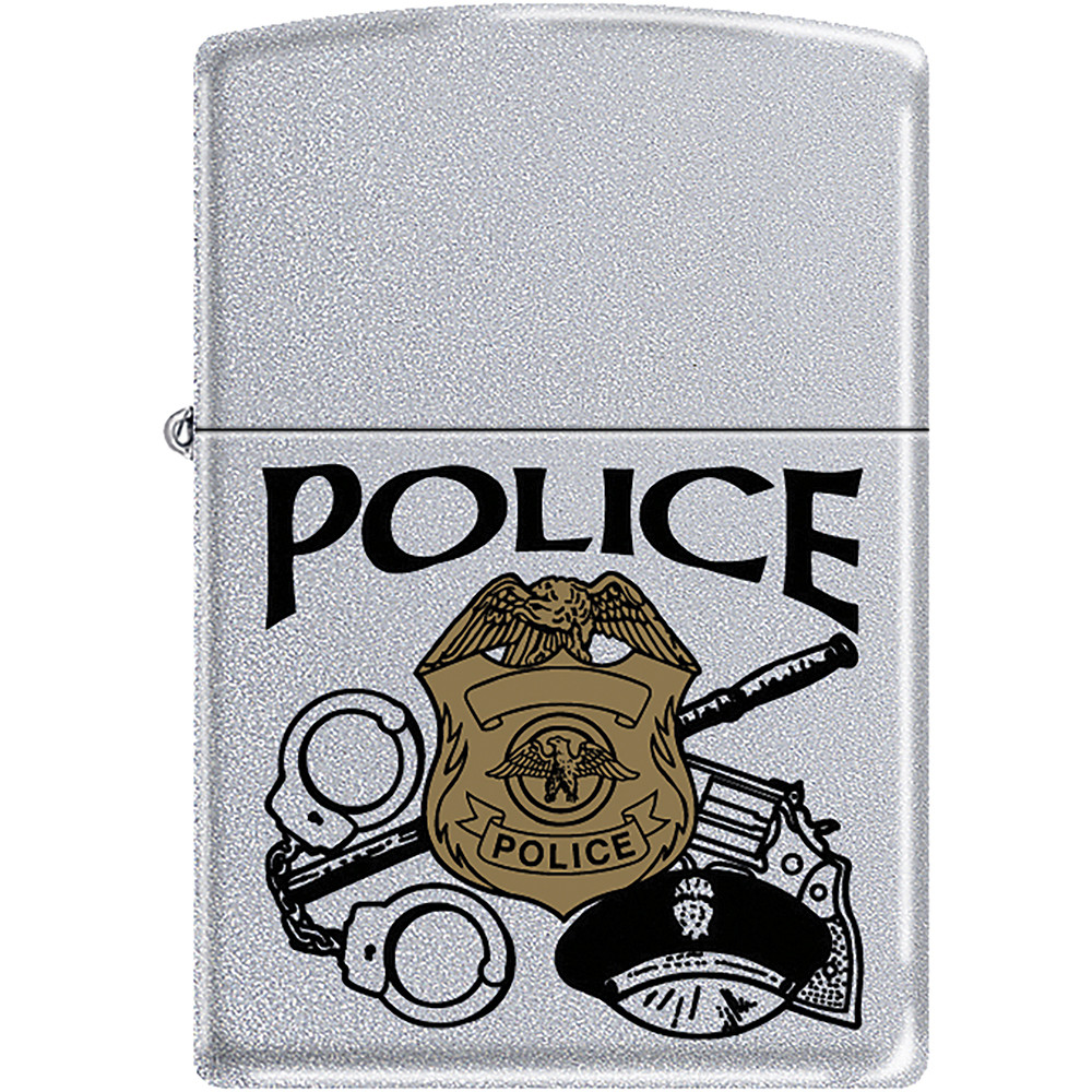 ZIPPO POLICE BADGE AND EQUIPMENT LIGHTER