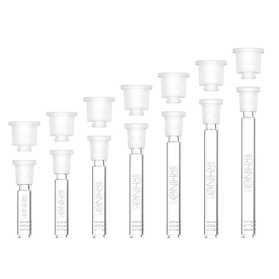 WHITE RHINO HYBRID DOWNSTEM 7 SIZES - DISPLAY OF 42