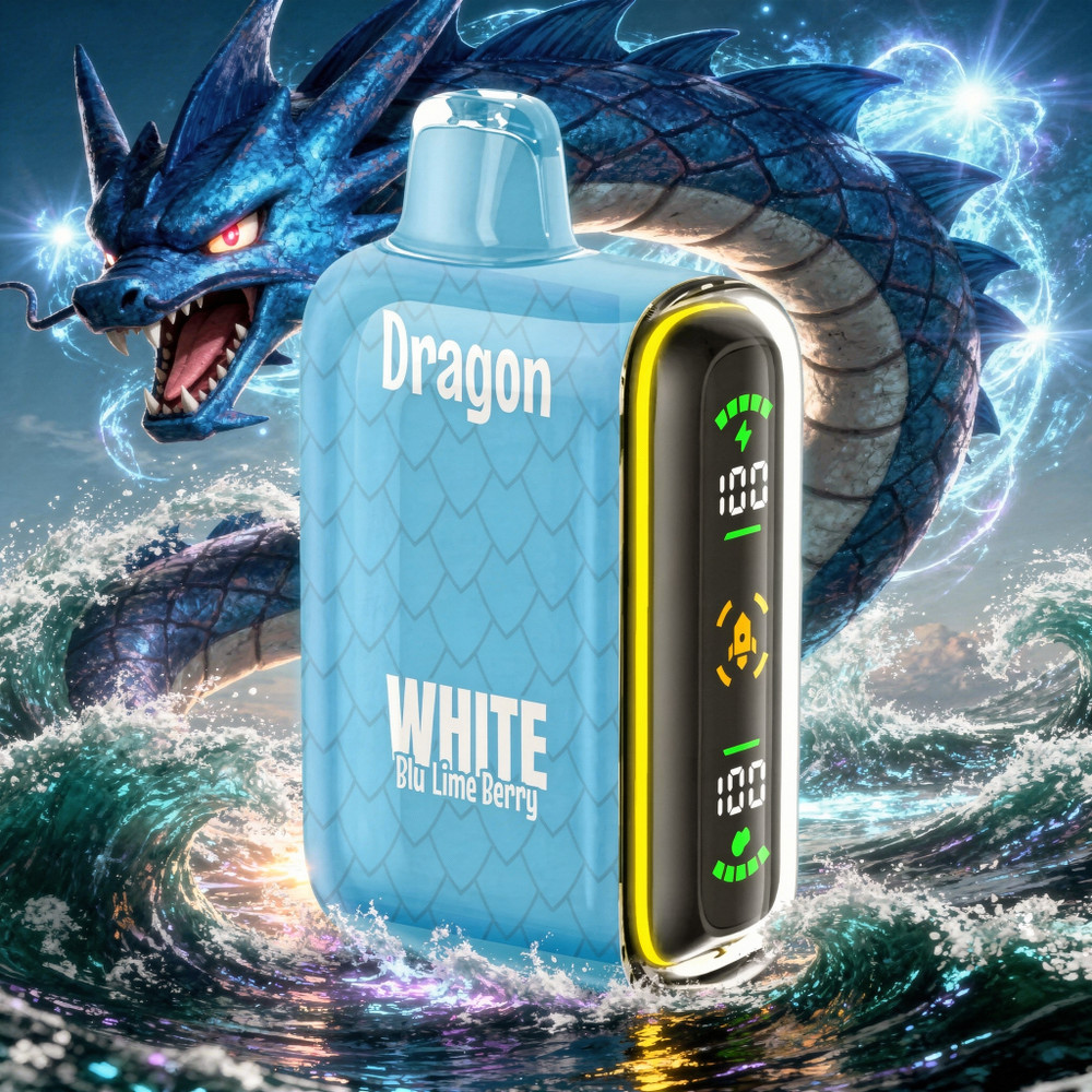 DRAGON 20,000 PUFFS DISPOSABLE VAPE - DISPLAY OF 5