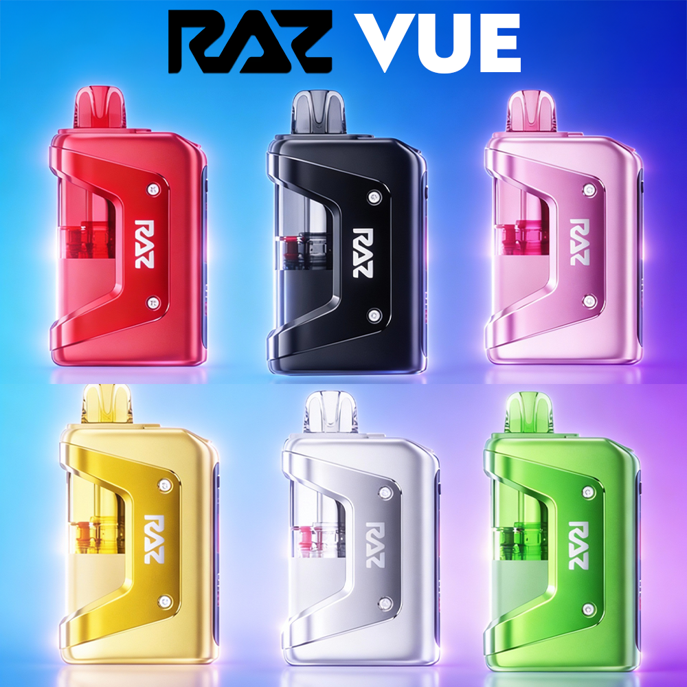 RAZ VUE 50,000 PUFFS DISPOSABLE VAPE (FULL KIT) - DISPLAY OF 5
