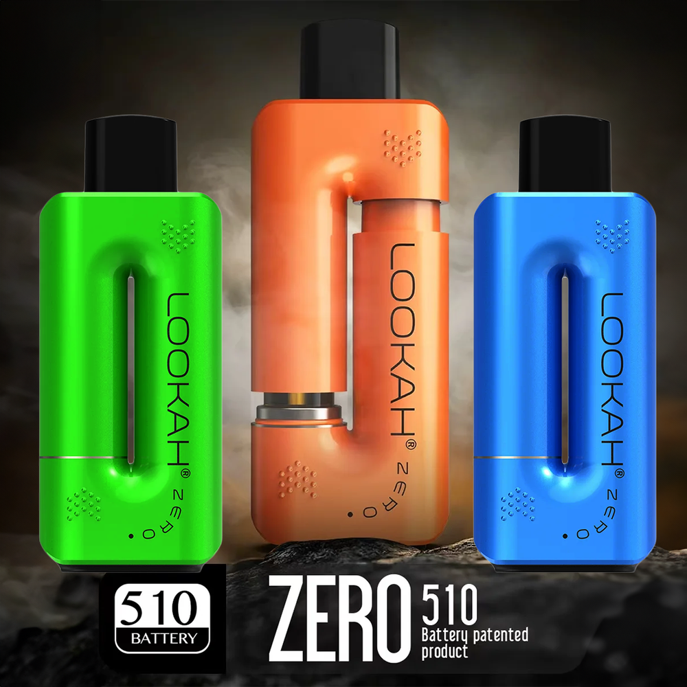 LOOKAH ZERO INVISIBLE CART 650mAh 510 BATTERY - DISPLAY OF 6