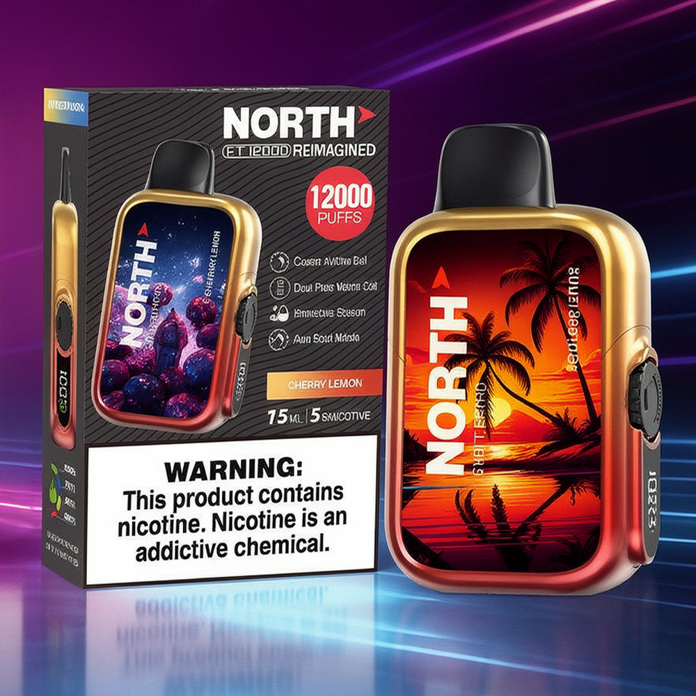 NORTH FT12000 REIMAGINED 12,000 PUFFS DISPOSABLE VAPE - DISPLAY OF 10