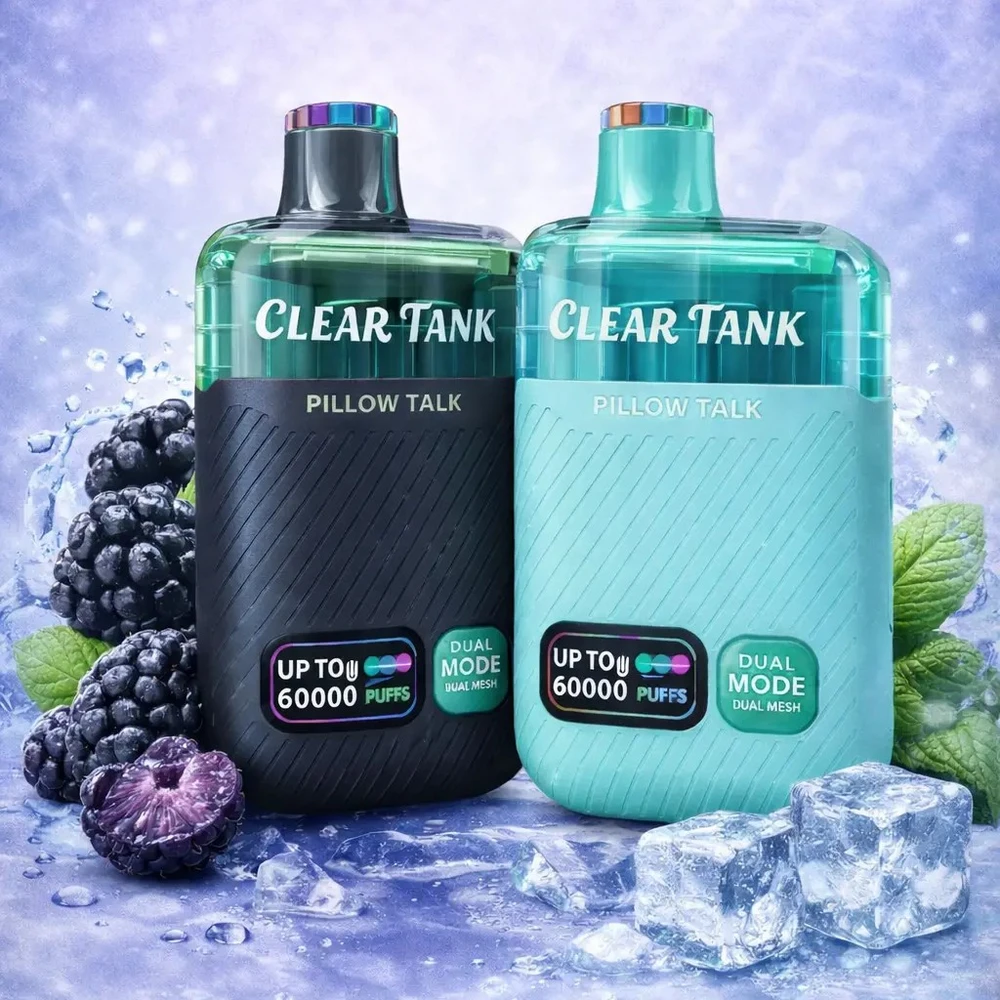 PILLOW TALK X CLEAR TANK 60,000 PUFFS DISPOSABLE VAPE - DISPLAY OF 5