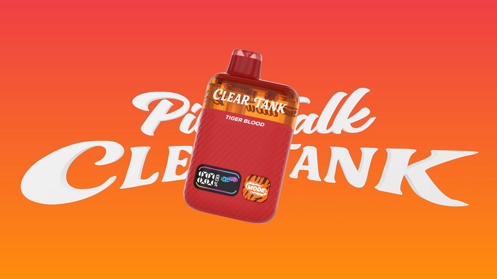 PILLOW TALK X CLEAR TANK 60,000 PUFFS DISPOSABLE VAPE - DISPLAY OF 5