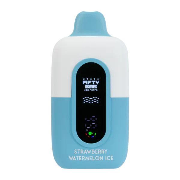 FIFTY BAR NIXODINE EDITION 20,000 PUFFS DISPOSABLE VAPE - DISPLAY OF 5