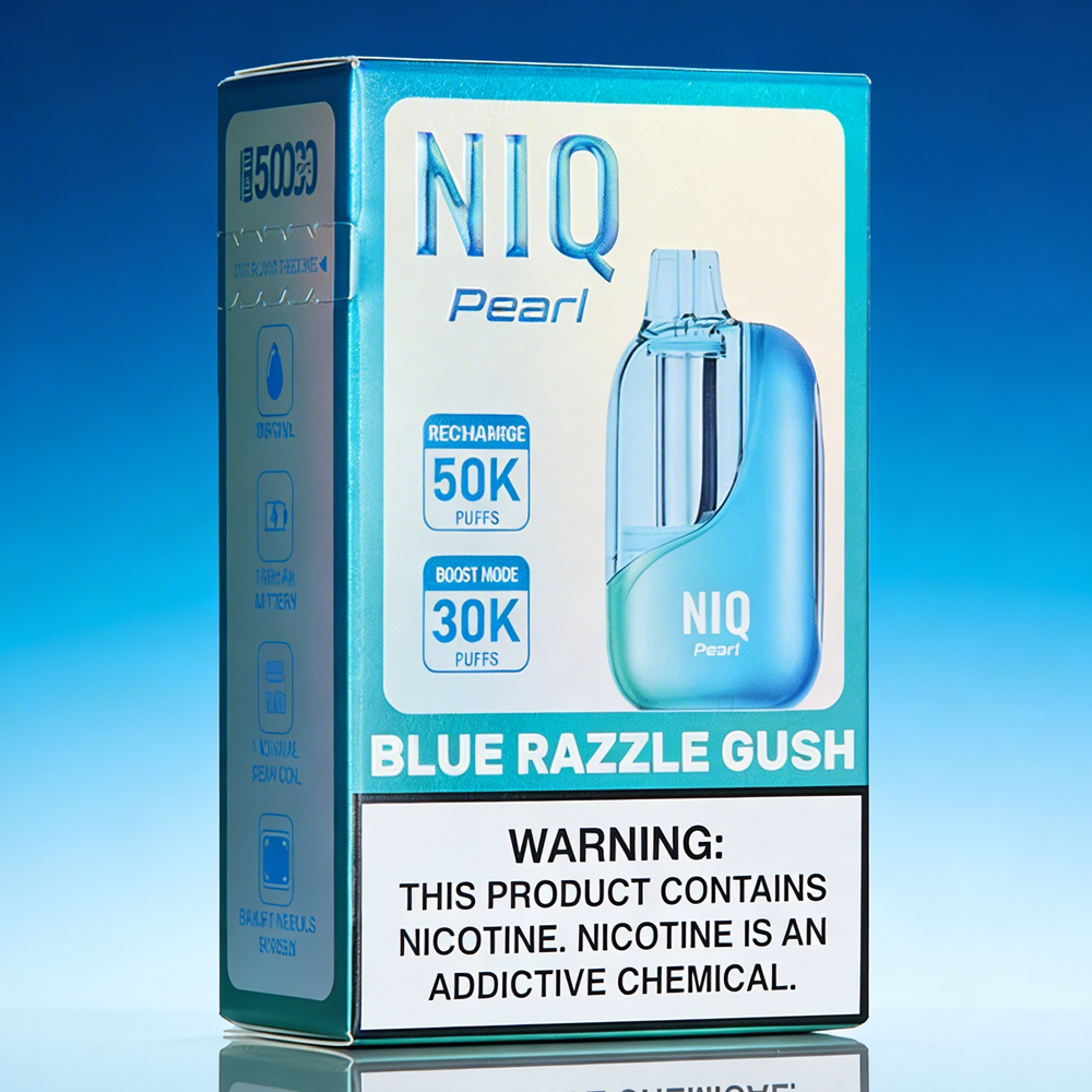 NIQ PEARL 50,000 PUFFS DISPOSABLE VAPE - DISPLAY OF 5