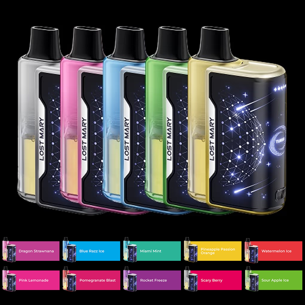 LOST MARY NERA FULLVIEW 70,000 PUFFS DISPOSABLE VAPE (FULL KIT) - COUNTER DISPLAY OF 20