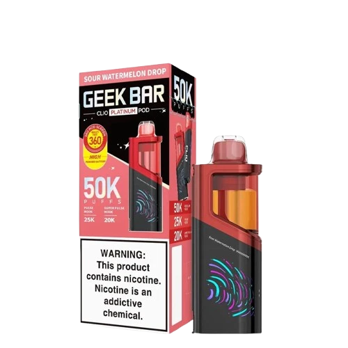 GEEK BAR CLIO PLATINUM 50,000 PUFFS DISPOSABLE VAPE (FULL KIT) - DISPLAY OF 5