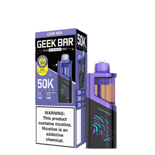 GEEK BAR CLIO PLATINUM 50,000 PUFFS DISPOSABLE VAPE (FULL KIT) - DISPLAY OF 5