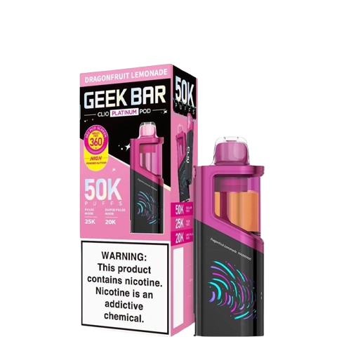 GEEK BAR CLIO PLATINUM 50,000 PUFFS DISPOSABLE VAPE (FULL KIT) - DISPLAY OF 5