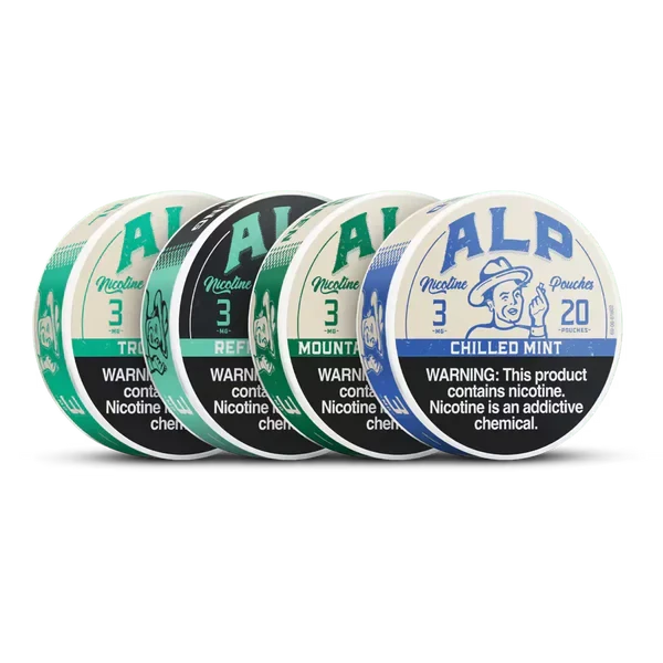 ALP NICOTINE POUCHES 20-PACK - DISPLAY OF 5