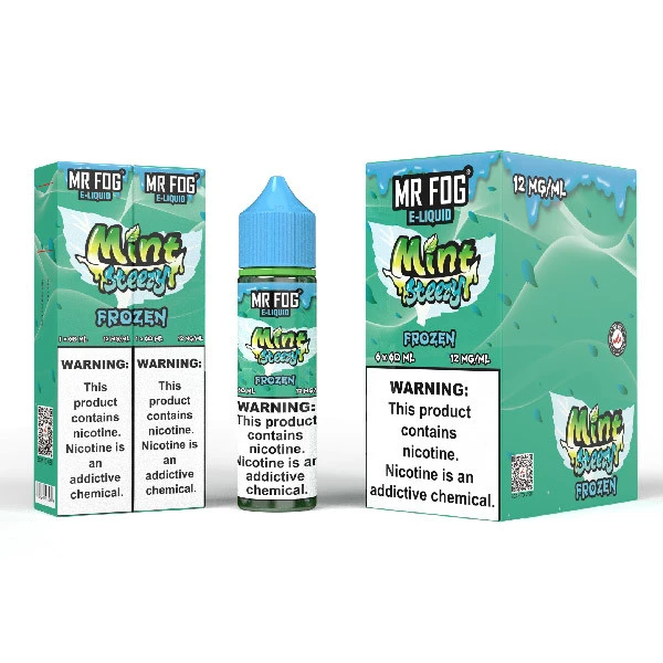 MR FOG E-LIQUID MINT STEEZY SERIES 60ML - DISPLAY OF 6