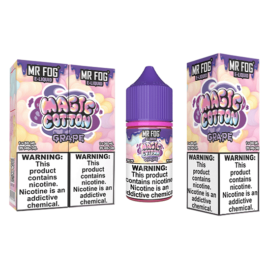 MR FOG E-LIQUID MAGIC COTTON 30ML - DISPLAY OF 6
